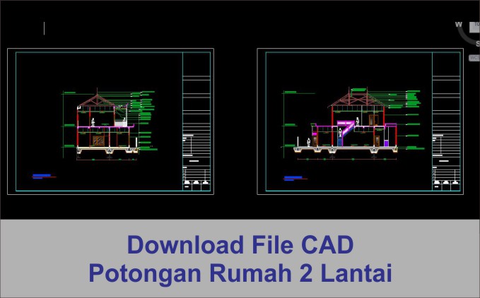 Detail Gambar Autocad Rumah Nomer 18