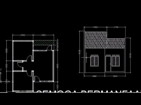 Detail Gambar Autocad Rumah Nomer 30