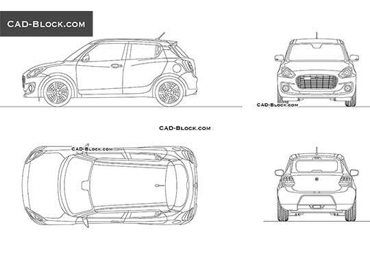 Detail Gambar Autocad Sepeda Motor Dwg Nomer 53