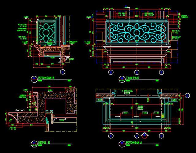 Detail Gambar Autocad Taman Kota Nomer 30