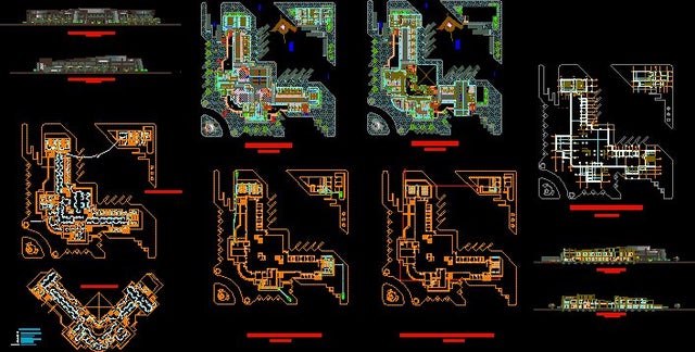 Detail Gambar Autocad Terminal Bus Lengkap Nomer 27