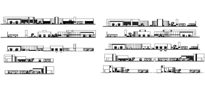 Detail Gambar Autocad Terminal Bus Lengkap Nomer 53