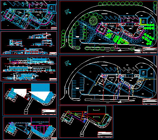 Detail Gambar Autocad Terminal Bus Lengkap Nomer 6