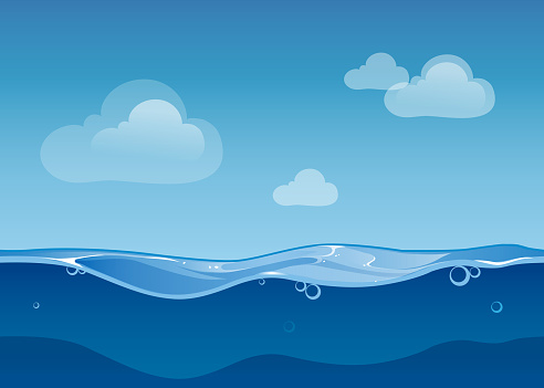 Gambar Awan Laut Langit Animasi - KibrisPDR