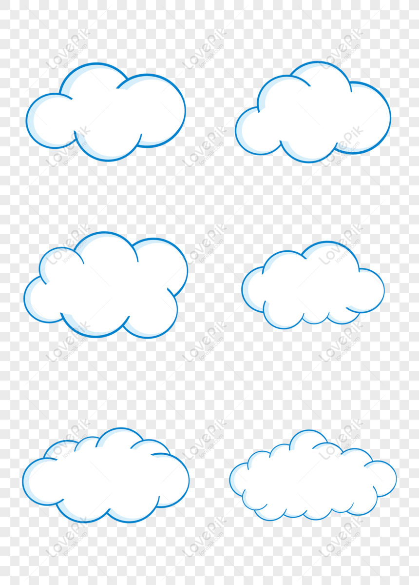 Detail Gambar Awan Vector Nomer 3