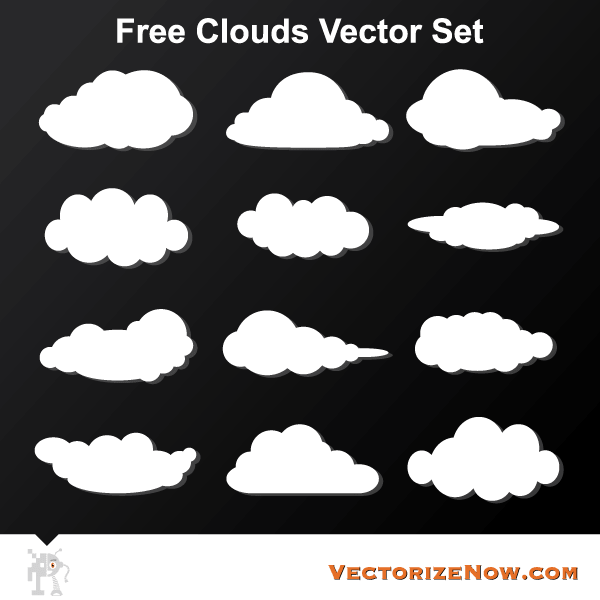 Detail Gambar Awan Vector Nomer 39