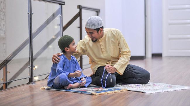 Detail Gambar Ayah Dan Anak Sholat Nomer 9