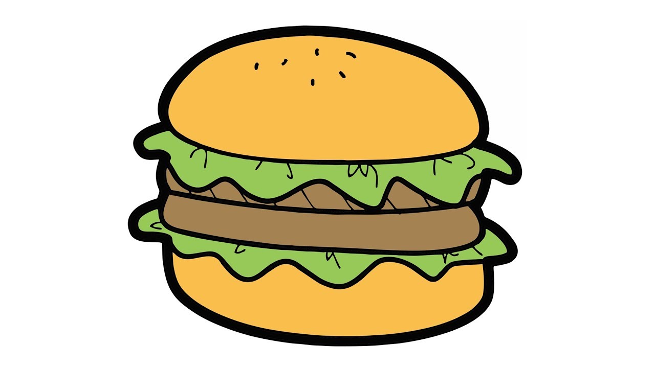 Detail Burger Zeichnen Nomer 4
