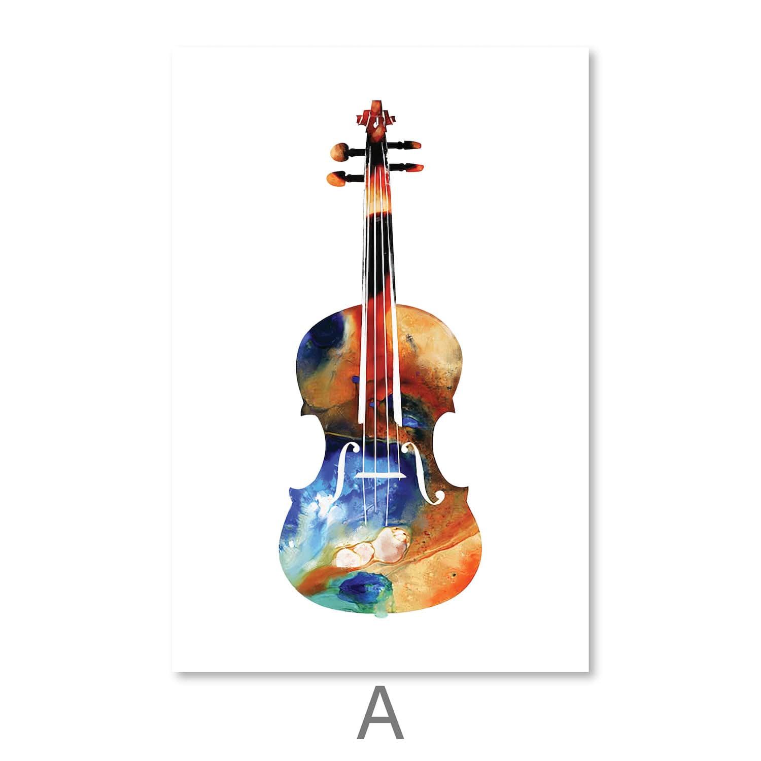Detail Cello Abstract Art Nomer 5