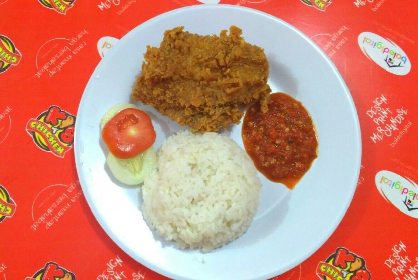 Detail Gambar Ayam Crispy Dan Nasi Nomer 41