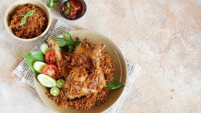 Detail Gambar Ayam Goreng Serundeng Nomer 3