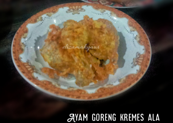 Detail Gambar Ayam Kremes Di Piring Nomer 31