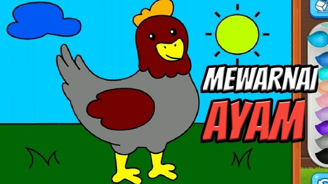 Detail Gambar Ayam Mewarnai Nomer 31