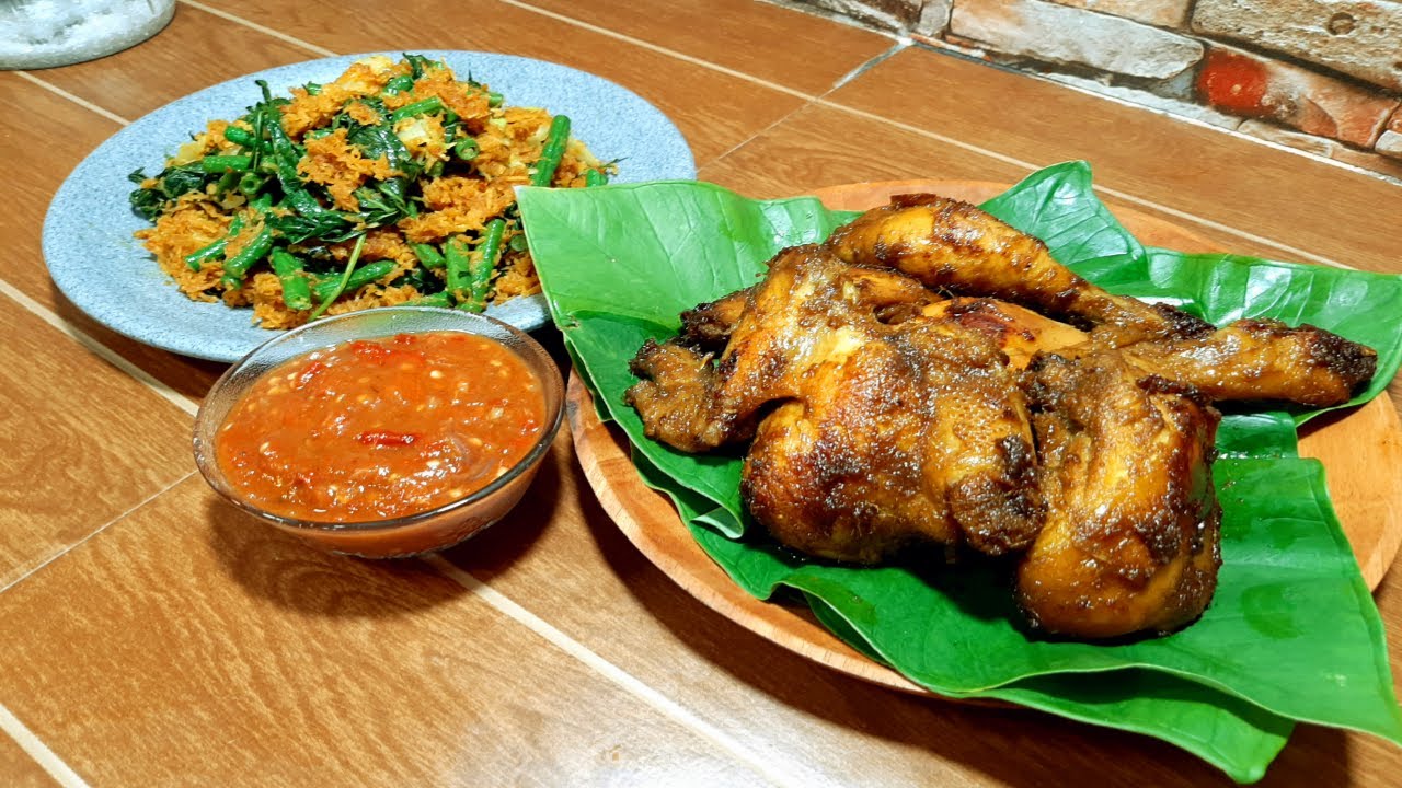 Detail Gambar Ayam Panggang Sayur Kacang Panjang Nomer 13