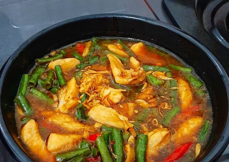 Detail Gambar Ayam Panggang Sayur Kacang Panjang Nomer 6