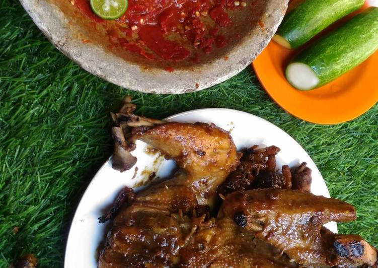 Detail Gambar Ayam Panggang Sayur Kol Nomer 4