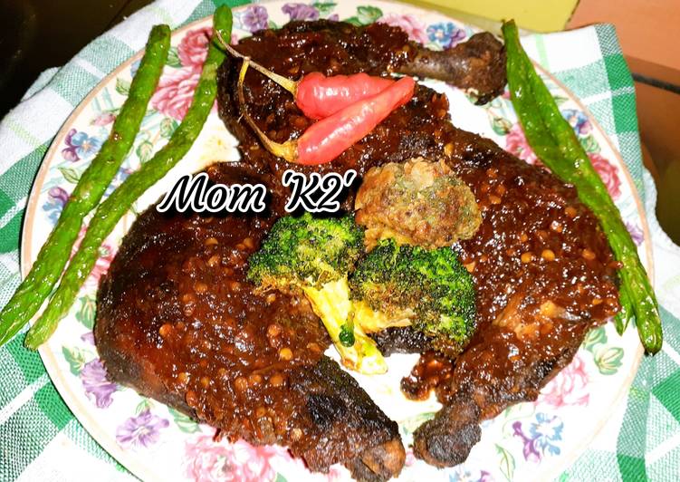 Detail Gambar Ayam Panggang Sayur Kol Nomer 36