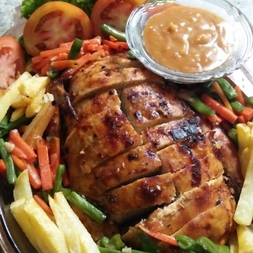 Detail Gambar Ayam Panggang Sayur Kol Nomer 54