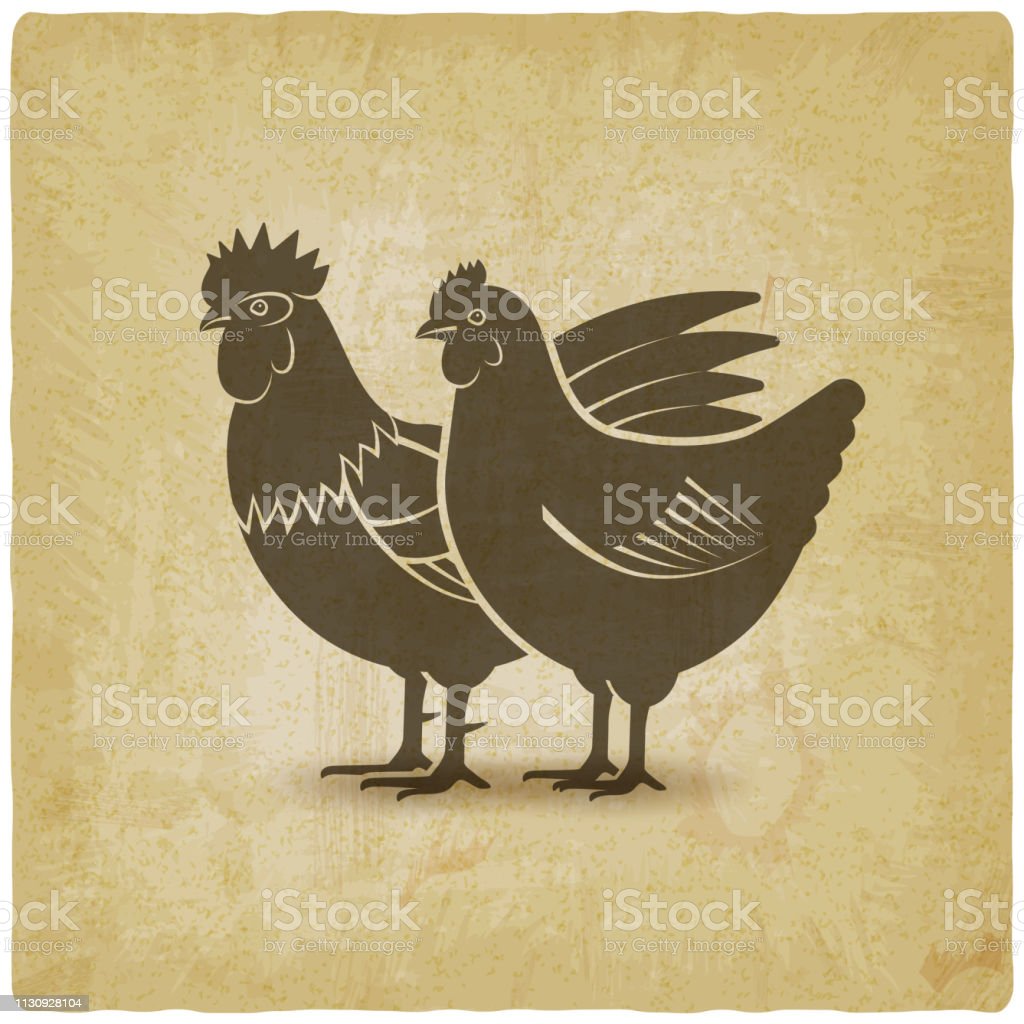 Detail Gambar Ayam Siluet Nomer 53