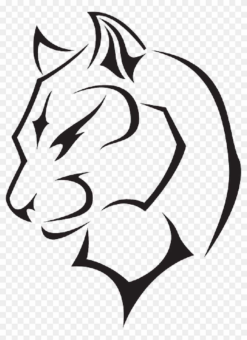 Detail Panther Drawing Nomer 3