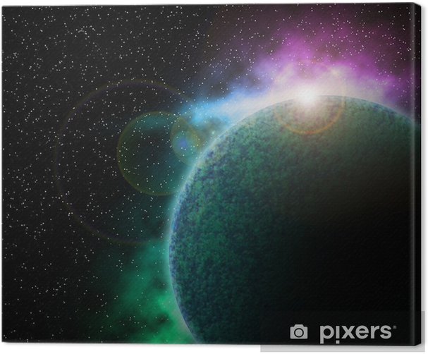 Gambar Background Canvas Planet - KibrisPDR