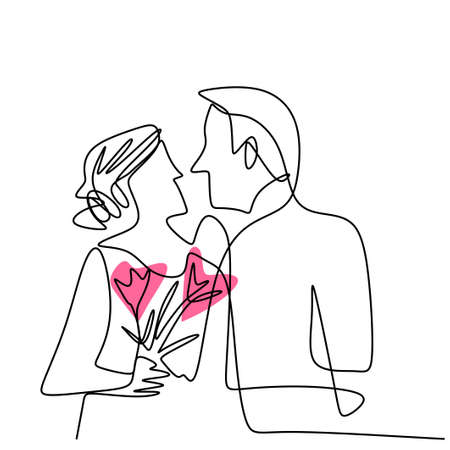 Detail Love Couple Sketch Nomer 15