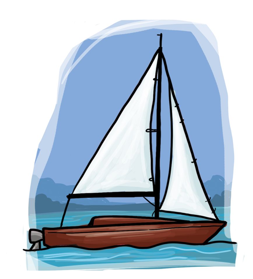 Detail Segelboot Zeichnen Nomer 10