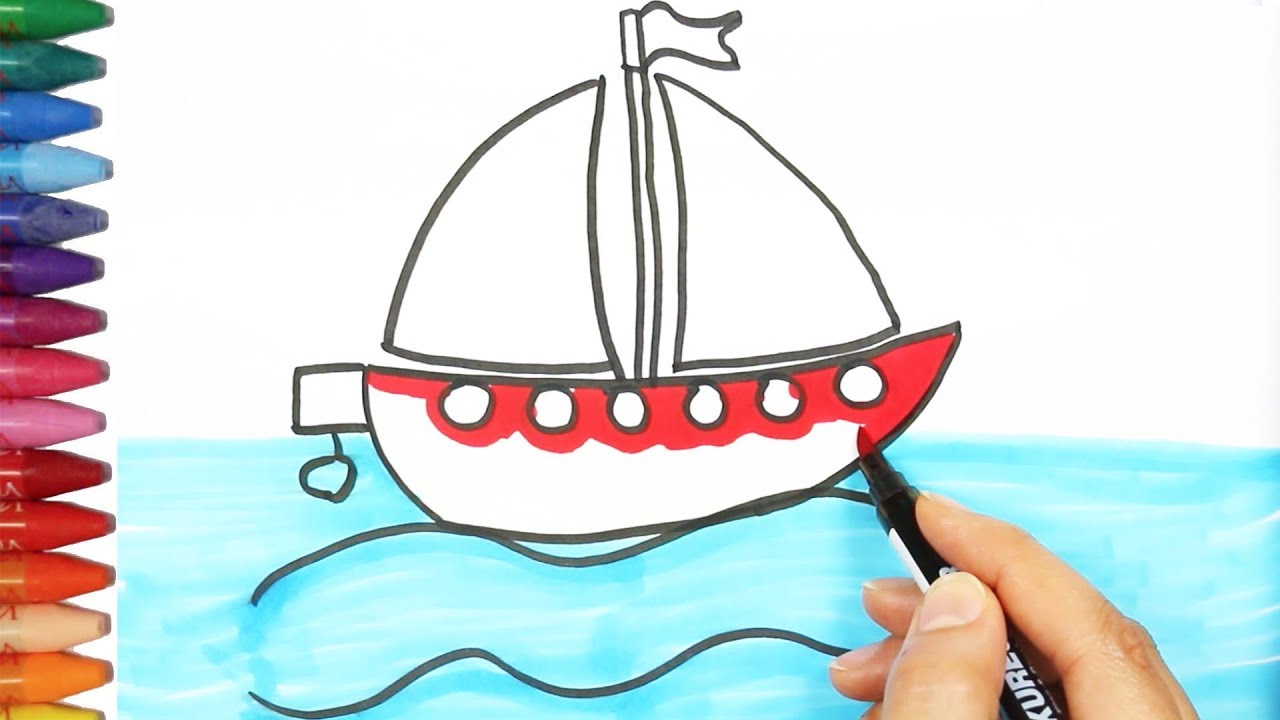 Detail Segelboot Zeichnen Nomer 11