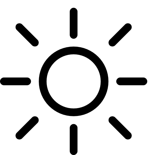 Detail Sun Icon Nomer 8