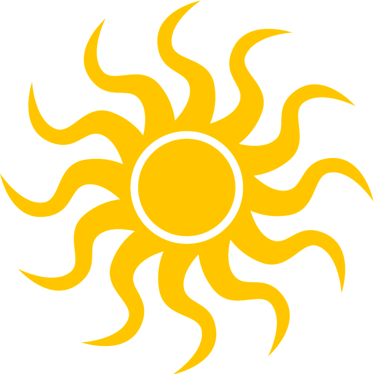 Detail Sun Icon Nomer 6