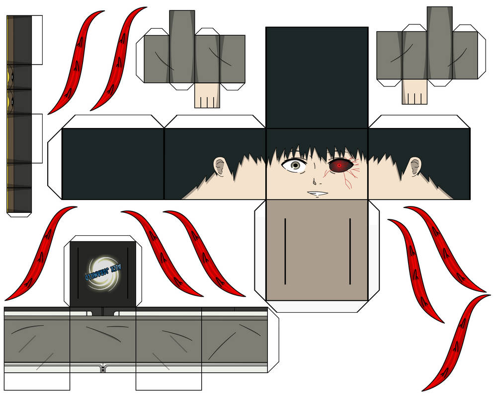 Tokyo Ghoul Papercraft - KibrisPDR