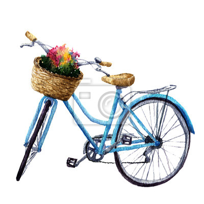 Detail Altes Fahrrad Mit Blumen Nomer 3