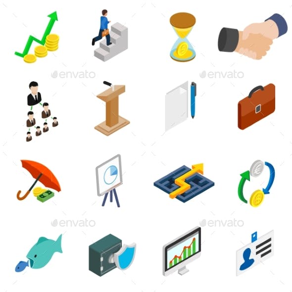 Detail Business Icon Set Nomer 18