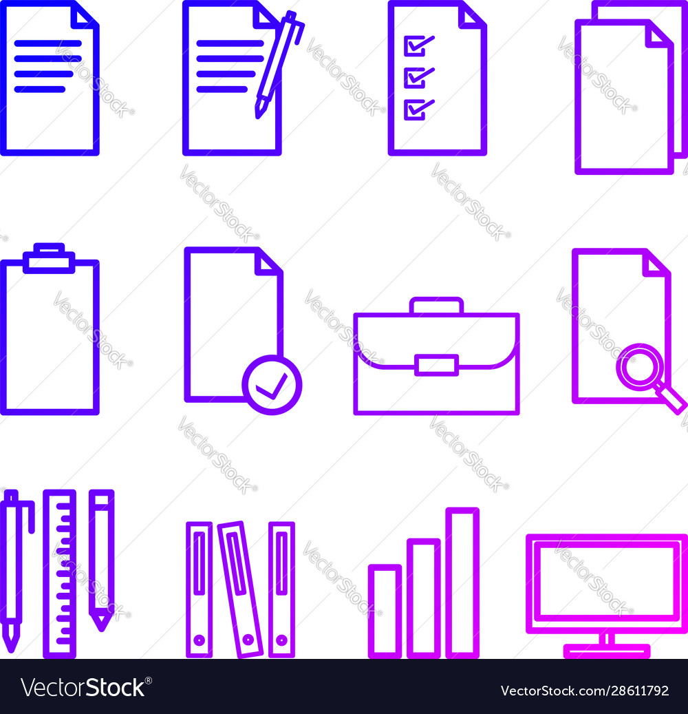 Detail Business Icon Set Nomer 8