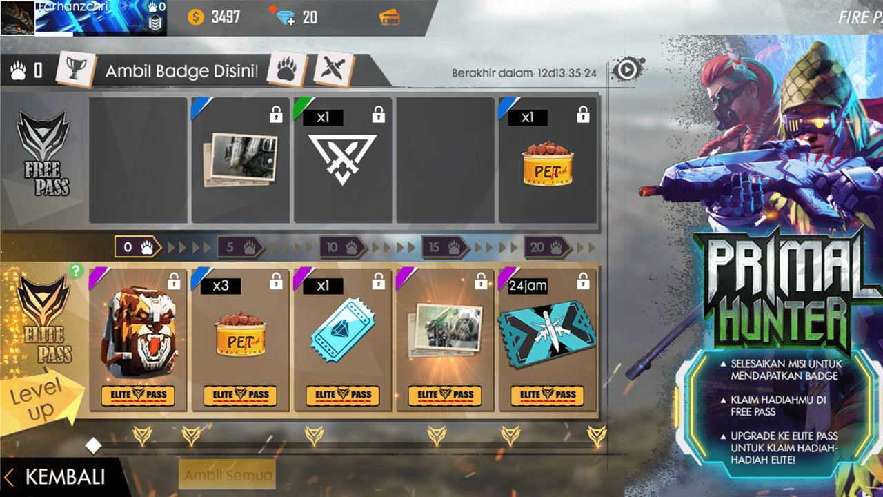 Detail Gambar Badge Season 1 Free Fire Nomer 26