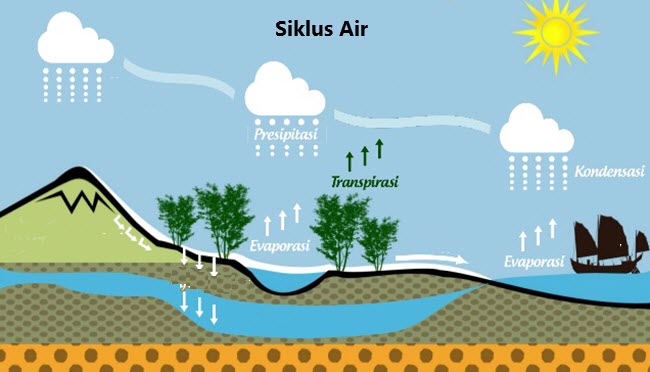 Detail Gambar Bagan Sederhana Tentang Siklus Air Nomer 7