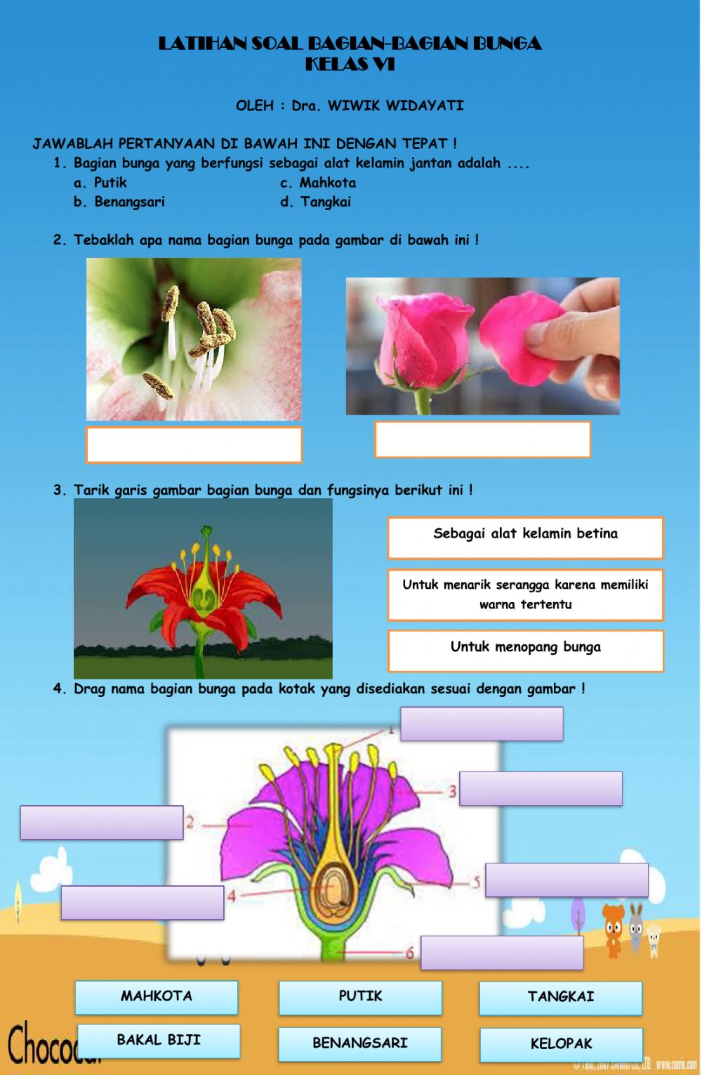 Detail Gambar Bagian Bagian Bunga Dan Fungsinya Nomer 36