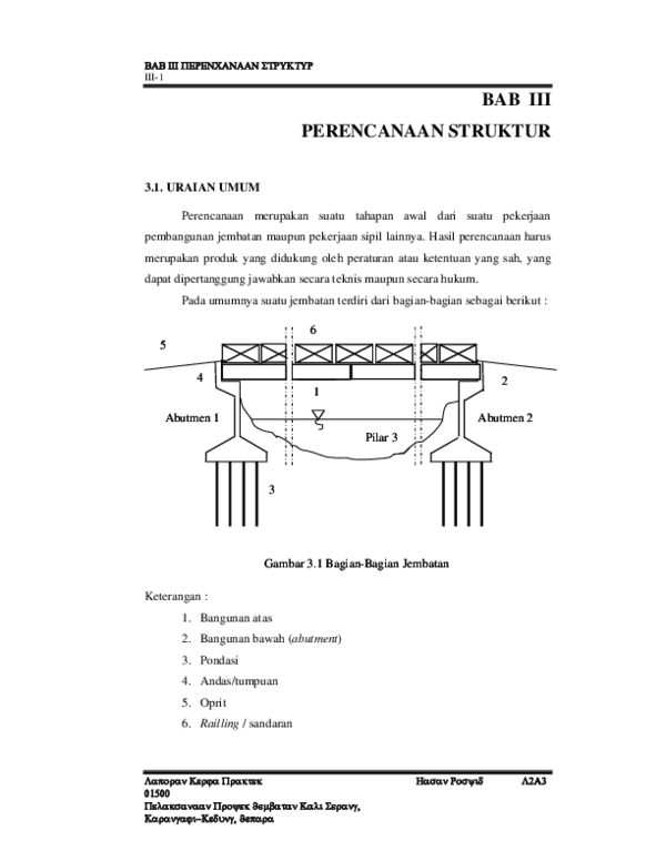 Detail Gambar Bagian Bagian Jembatan Nomer 19