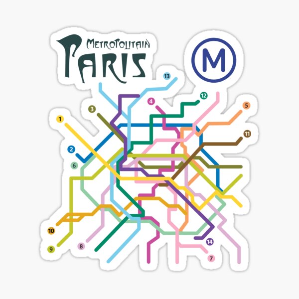Detail Parigi Mappa Metro Nomer 5
