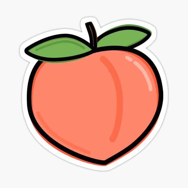 Detail Peach Drawing Nomer 15