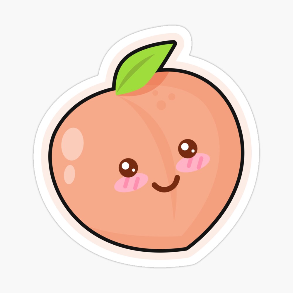Detail Peach Drawing Nomer 22