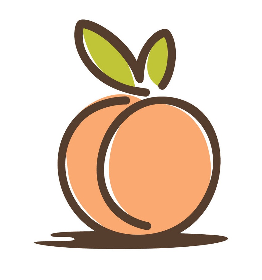 Detail Peach Drawing Nomer 3