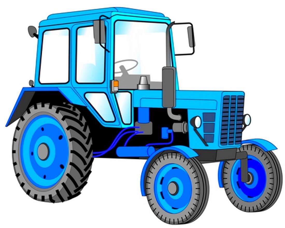 Detail Der Blaue Traktor Nomer 6