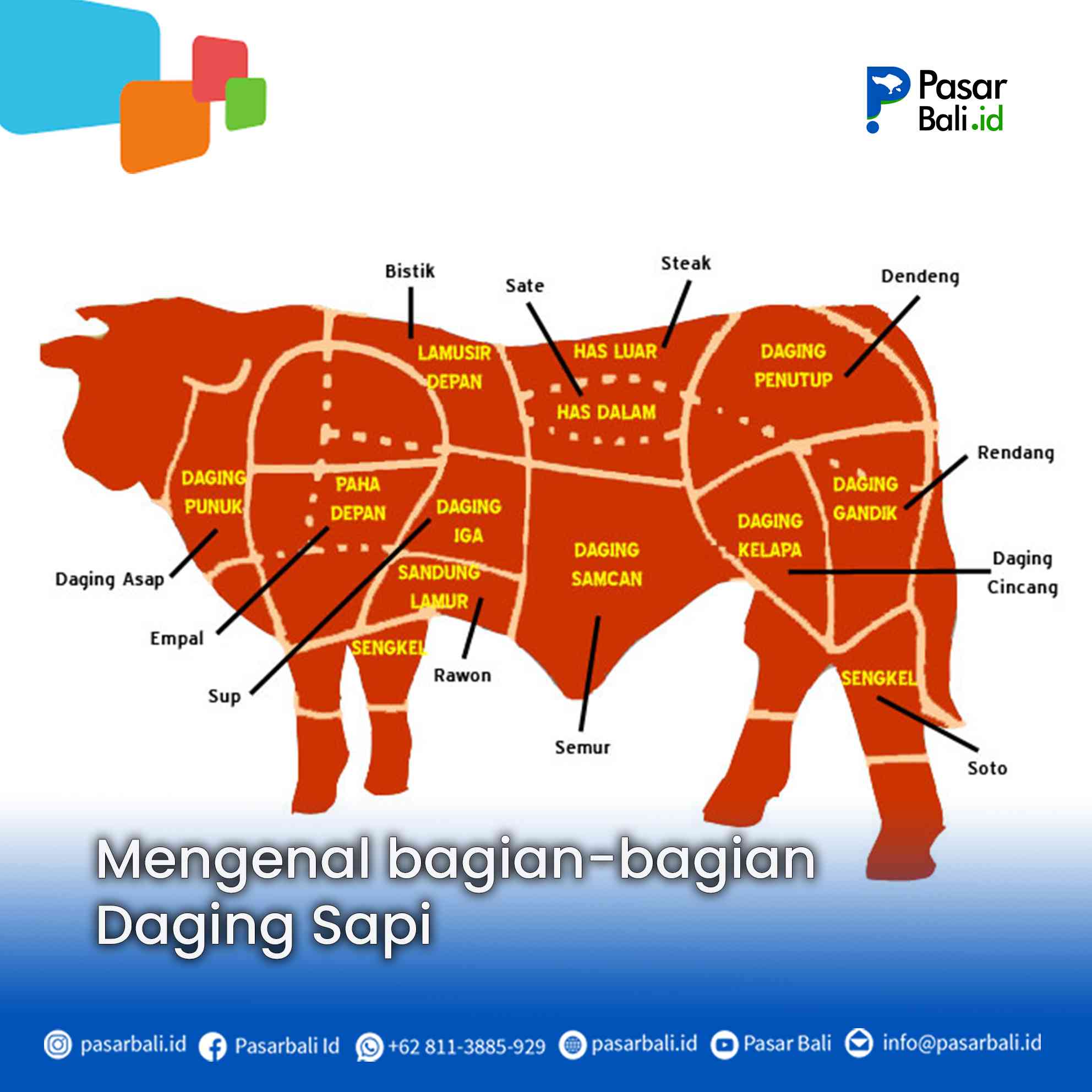 Detail Gambar Bagian Daging Sapi Nomer 11