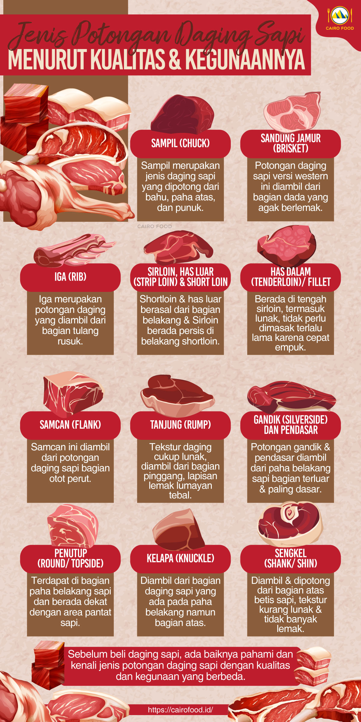 Detail Gambar Bagian Daging Sapi Nomer 16