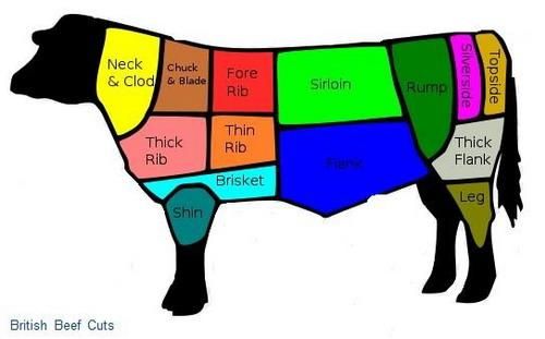 Detail Gambar Bagian Daging Sapi Nomer 9