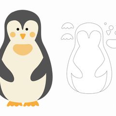 Detail Pinguin Handabdruck Nomer 17