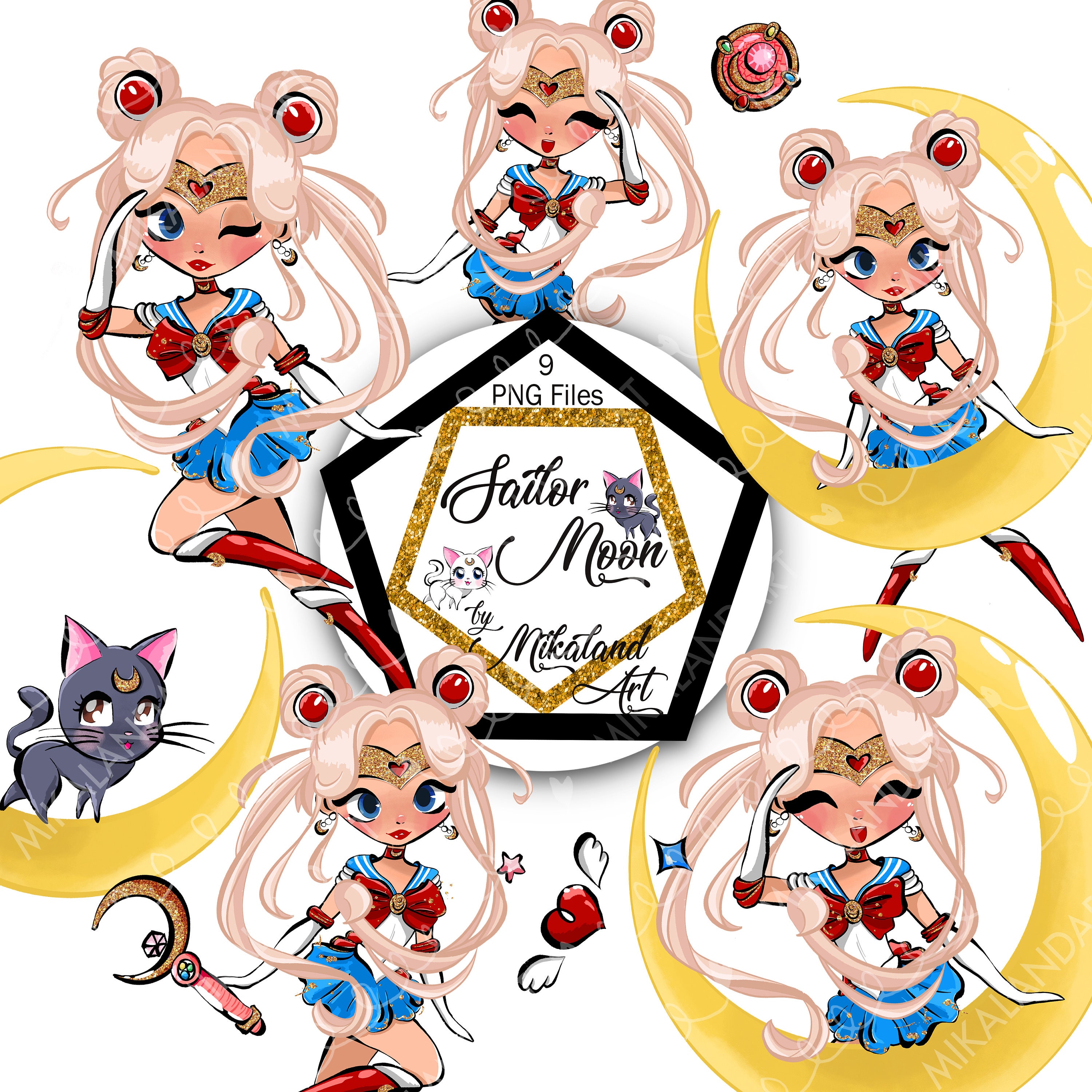 Sailor Moon Manga Artwork - KibrisPDR