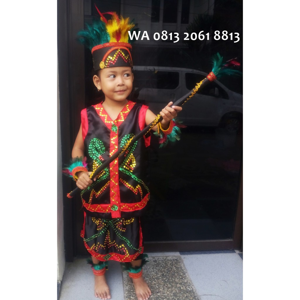 Detail Gambar Baju Adat Dayak Anak Perempuan Nomer 37