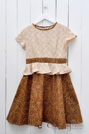 Detail Gambar Baju Anak Kombinasi Batik Nomer 25